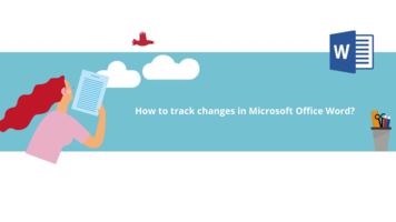 How to track changes in Microsoft Office Word?