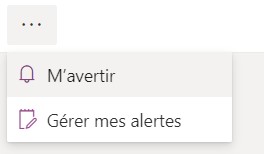 Notifications Microsoft Lists