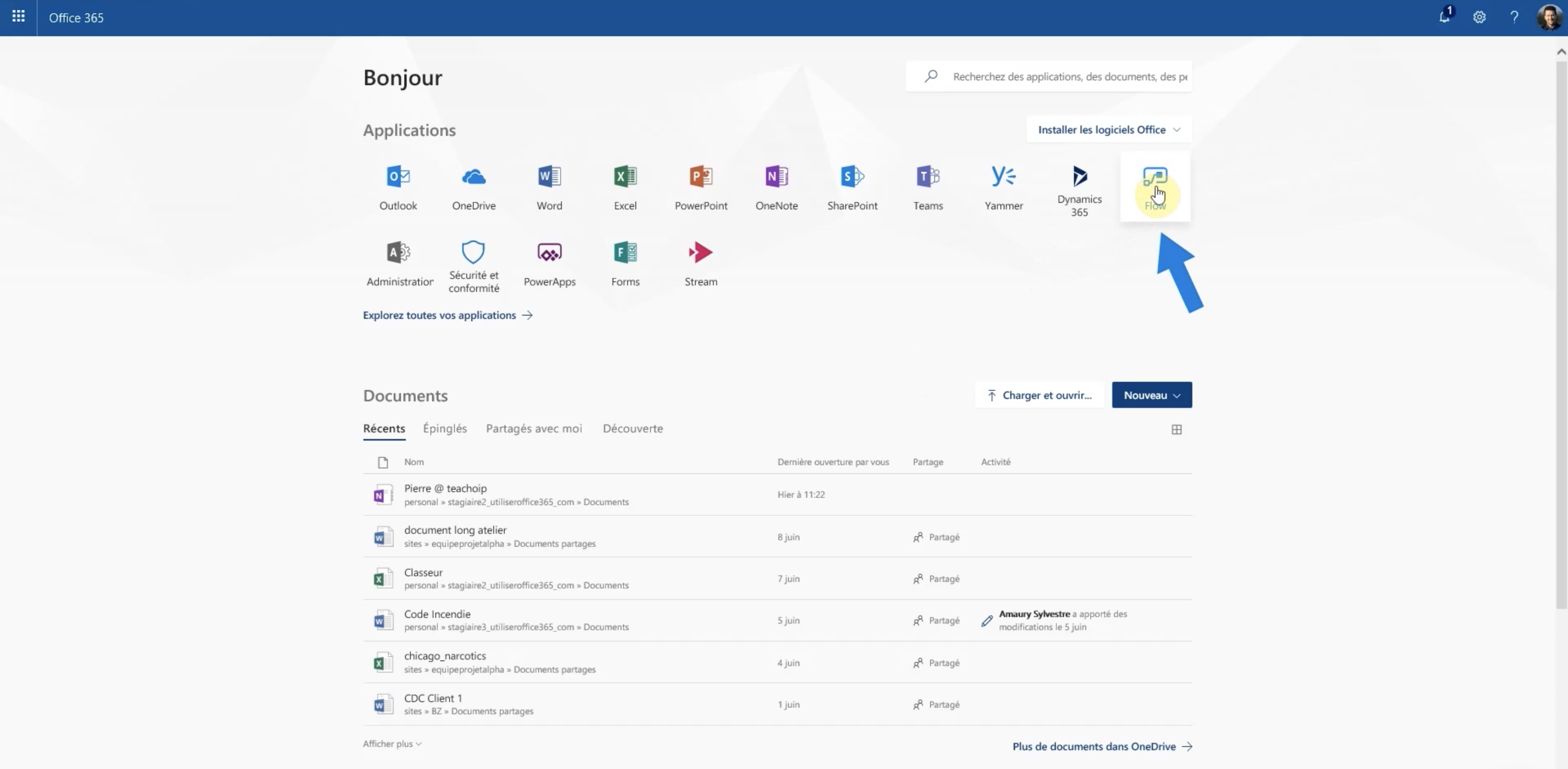 microsoft flow office online